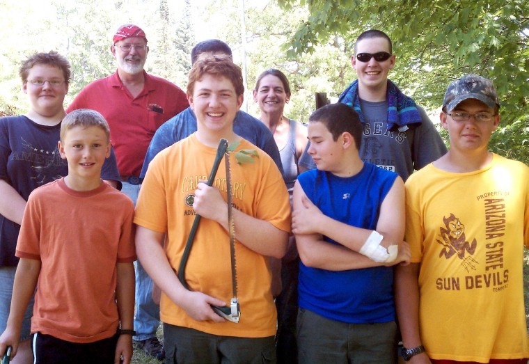 Scouts Help Out at Calhoun Park